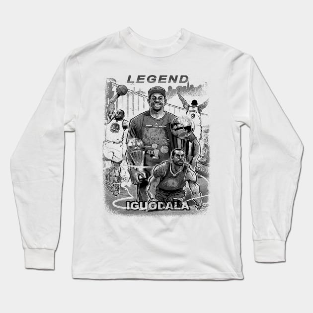 Andre Iguodala(American former basketball player) Long Sleeve T-Shirt by alesyacaitlin